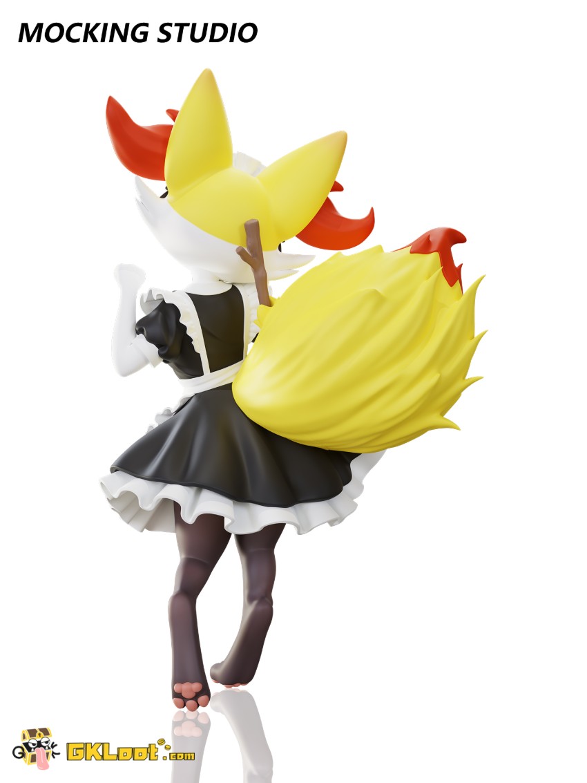 Mocking Studio 1/10 Pokémon Braixen Statue - View 8 Mocking Studio 1/10 Pokémon Braixen Statue - View 8