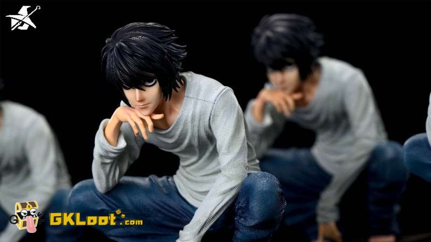 WuShiMoWan Studio 1/6 Death Note L Lawliet Statue - View 1 WuShiMoWan Studio 1/6 Death Note L Lawliet Statue - View 1