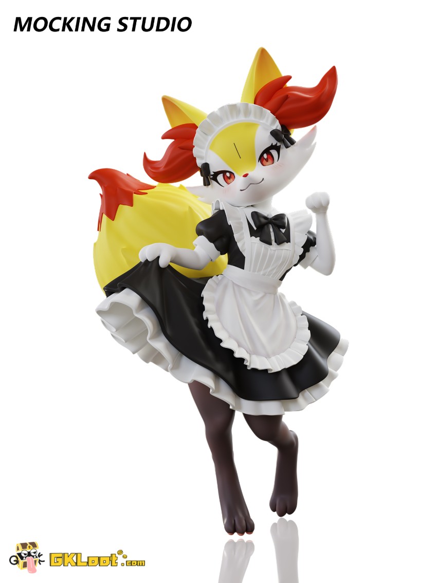 Mocking Studio 1/10 Pokémon Braixen Statue - View 4 Mocking Studio 1/10 Pokémon Braixen Statue - View 4