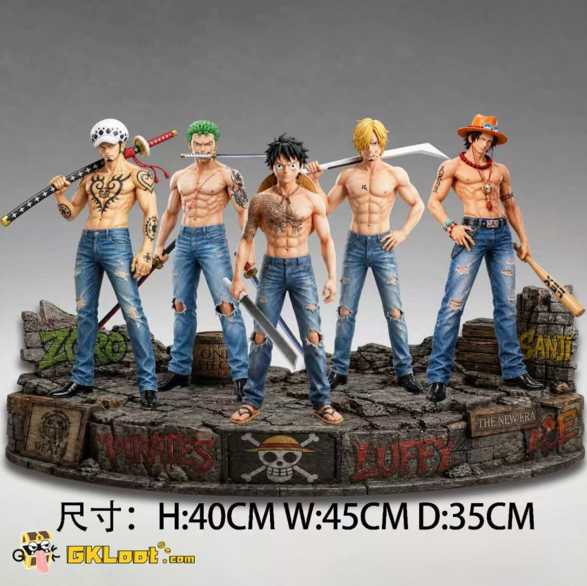 Black Dragon Studio 1/6 One Piece Gangster Pirates Statue - View 1 Black Dragon Studio 1/6 One Piece Gangster Pirates Statue - View 1