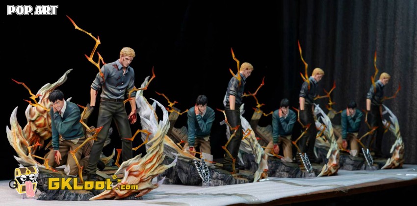 POP. ART Studio 1/6 Attack On Titan Reiner Braun & Bertholdt Hoover Statue - View 1 POP. ART Studio 1/6 Attack On Titan Reiner Braun & Bertholdt Hoover Statue - View 1