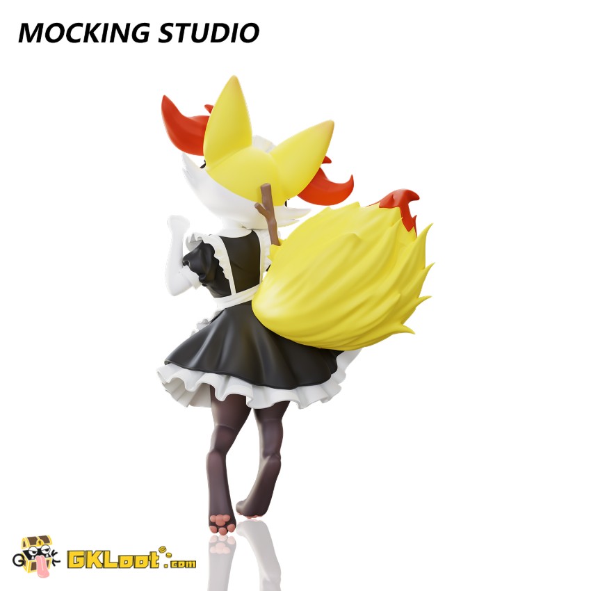 Mocking Studio 1/10 Pokémon Braixen Statue - View 7 Mocking Studio 1/10 Pokémon Braixen Statue - View 7