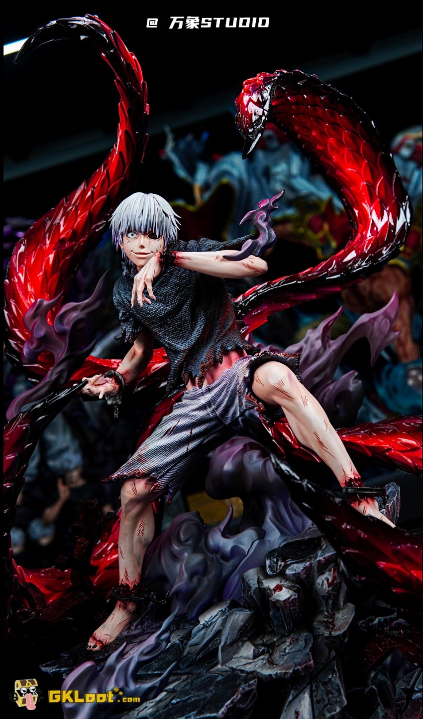 Wan Xiang Studio 1/6 Tokyo Ghoul Kaneki Ken Statue - View 7 Wan Xiang Studio 1/6 Tokyo Ghoul Kaneki Ken Statue - View 7