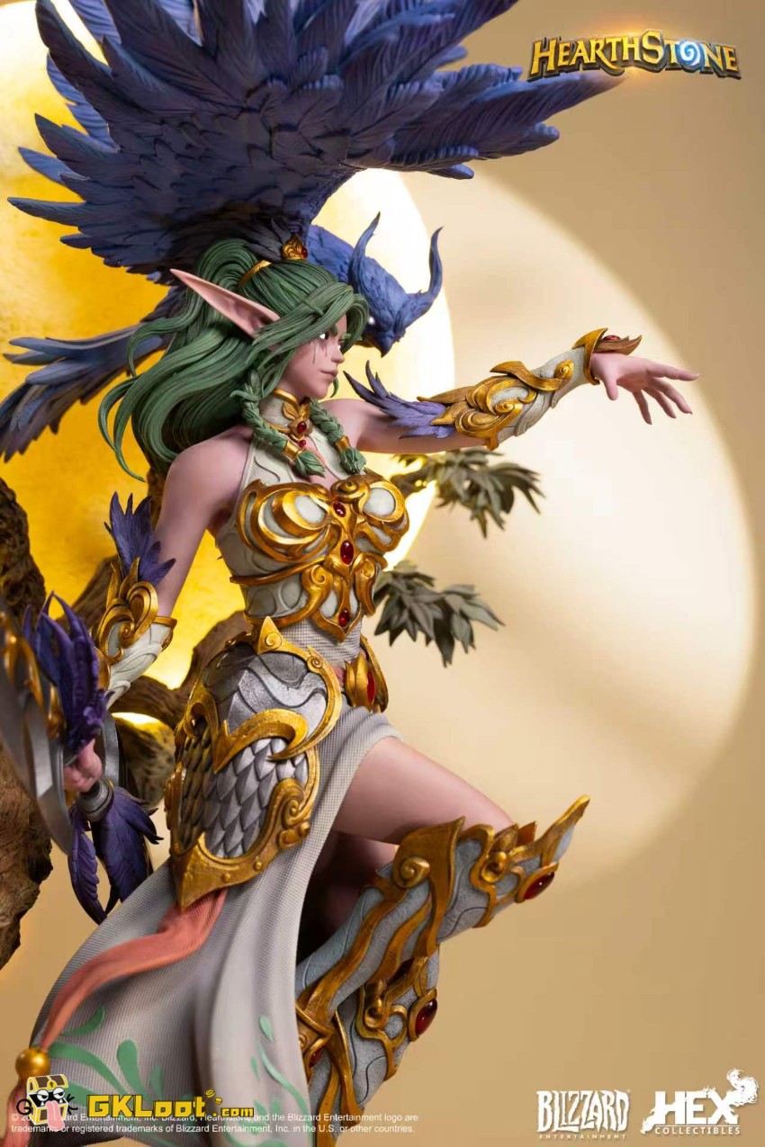 Blizzard Studio World of Warcraft Tyrande Whisperwind Statue w/ LED - View 3 Blizzard Studio World of Warcraft Tyrande Whisperwind Statue w/ LED - View 3