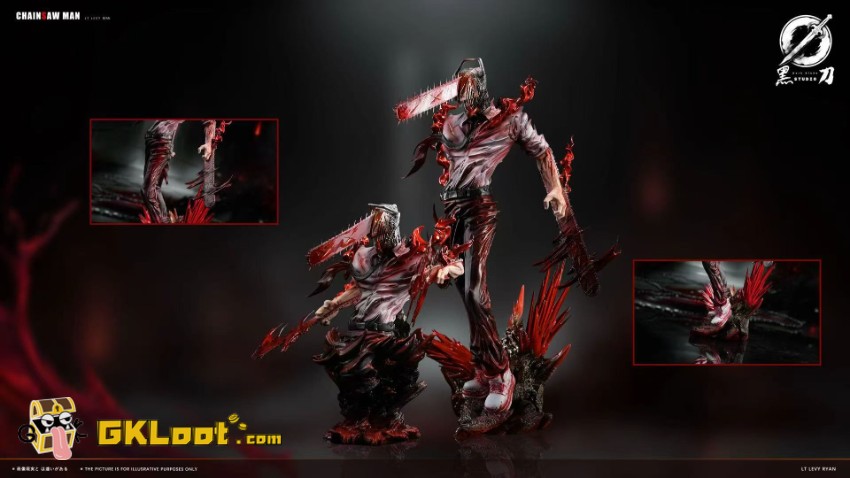 Dark Blade Studio 1/6 Chainsaw Man Denji Statue - View 4 Dark Blade Studio 1/6 Chainsaw Man Denji Statue - View 4