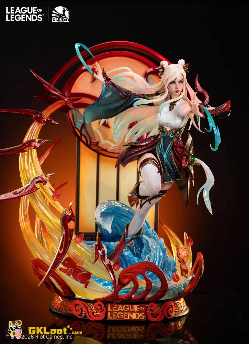 Infinity Studio 1/4 League of Legends Irelia Statue w/ LED - View 6 Infinity Studio 1/4 League of Legends Irelia Statue w/ LED - View 6