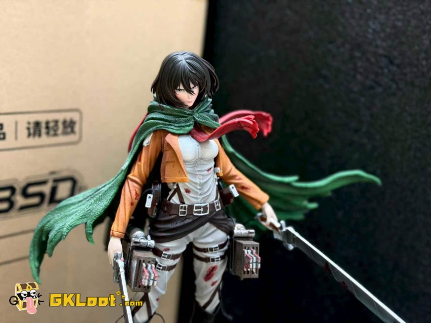 BBSD Studio 1/6 Attack On Titan Mikasa Ackerman Statue - View 3 BBSD Studio 1/6 Attack On Titan Mikasa Ackerman Statue - View 3