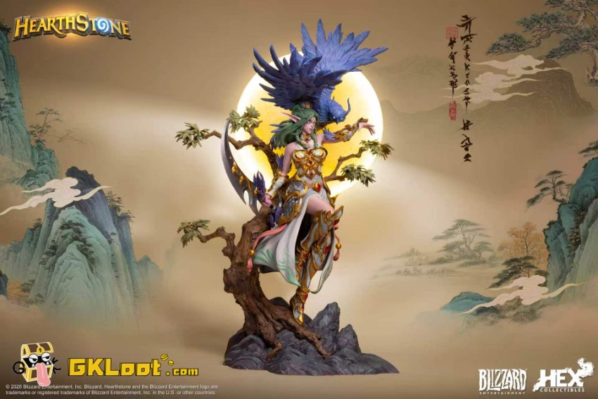Blizzard Studio World of Warcraft Tyrande Whisperwind Statue w/ LED - View 2 Blizzard Studio World of Warcraft Tyrande Whisperwind Statue w/ LED - View 2