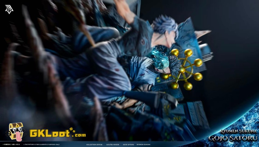 SSC Studio Jujutsu Kaisen Satoru Gojo & Ryomen Sukuna Statue - View 4 SSC Studio Jujutsu Kaisen Satoru Gojo & Ryomen Sukuna Statue - View 4