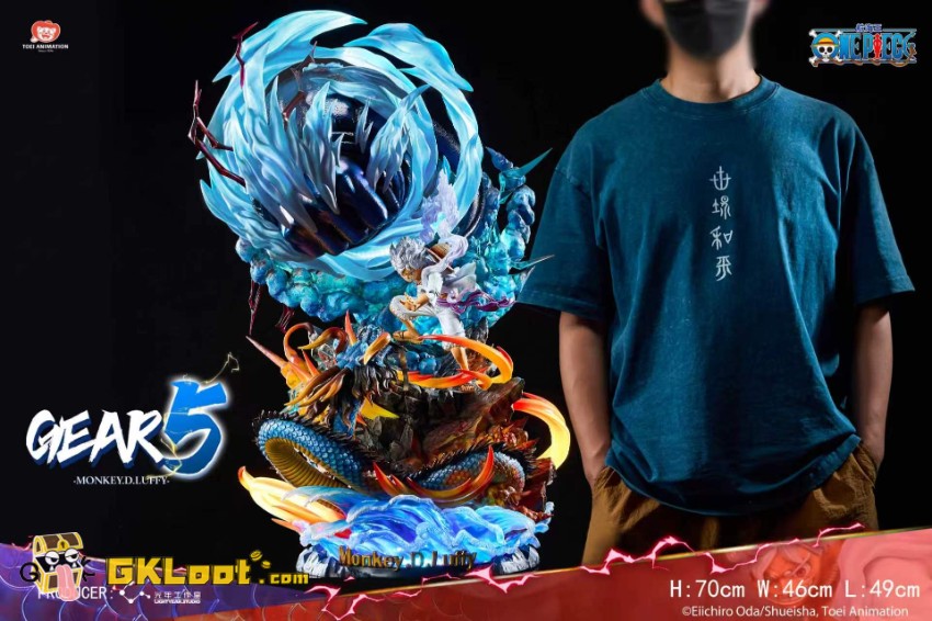 Light Year Studio One Piece Licensed Monkey D. Luffy Statue w/ LED - View 1 Light Year Studio One Piece Licensed Monkey D. Luffy Statue w/ LED - View 1