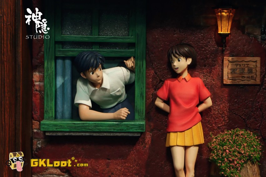 ShenYin Studio Whisper of the Heart Tsukishima Shizuku & Amasawa Seiji Statue w/ LED - View 5 ShenYin Studio Whisper of the Heart Tsukishima Shizuku & Amasawa Seiji Statue w/ LED - View 5