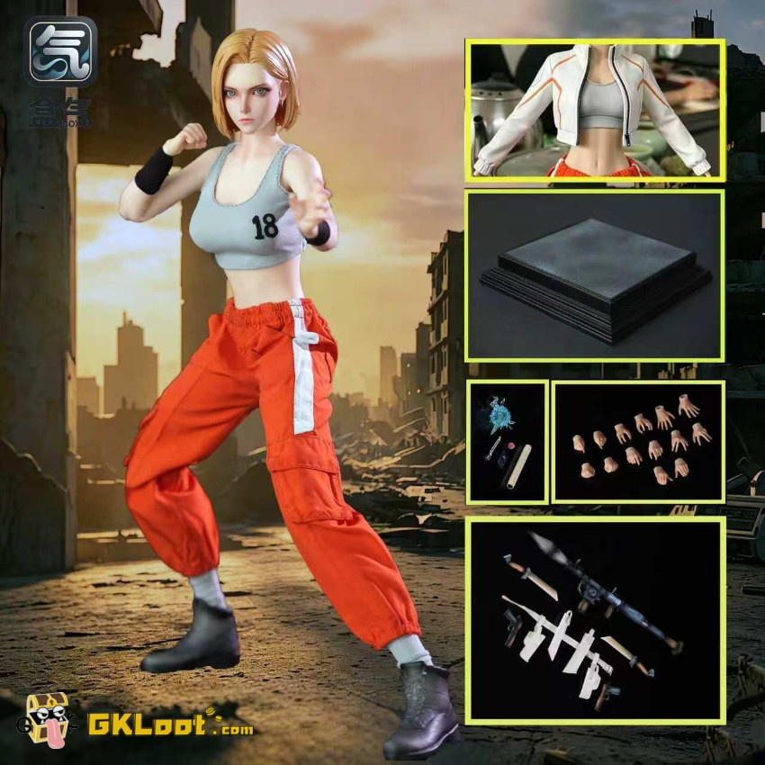 BoxQi Studio Dragon Ball Android 18 Action Figure - View 7 BoxQi Studio Dragon Ball Android 18 Action Figure - View 7