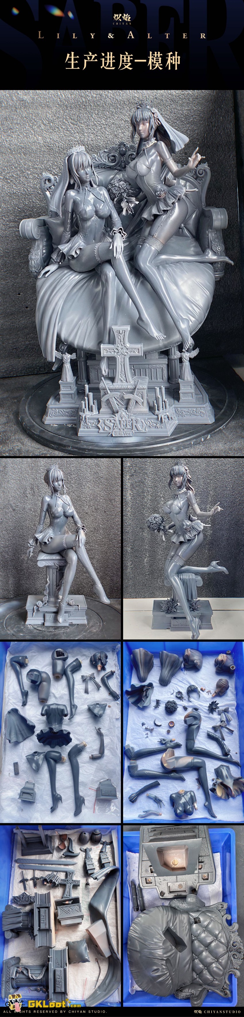 ChiYan Studio 1/4 Fate/Stay Night Saber Artoria Pendragon Statue - View 1 ChiYan Studio 1/4 Fate/Stay Night Saber Artoria Pendragon Statue - View 1