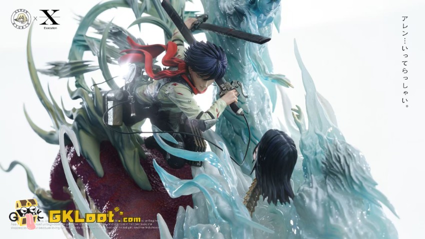 Execution & Cedar Studio Attack On Titan Mikasa Ackerman & Eren Jaeger Statue - View 5 Execution & Cedar Studio Attack On Titan Mikasa Ackerman & Eren Jaeger Statue - View 5