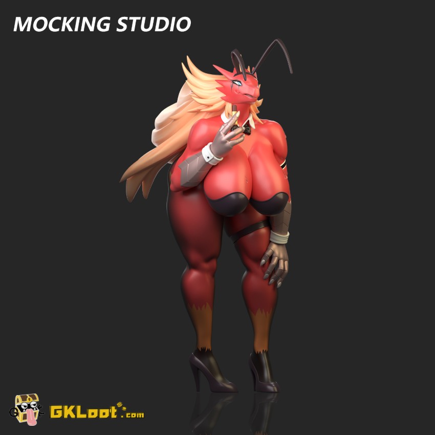 Mocking Studio Pokémon Blaziken Statue - View 7 Mocking Studio Pokémon Blaziken Statue - View 7