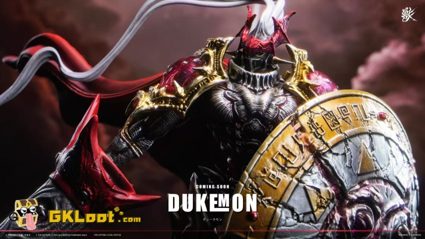 Shou Studio Digimon Dukemon Statue - View 2 Shou Studio Digimon Dukemon Statue - View 2