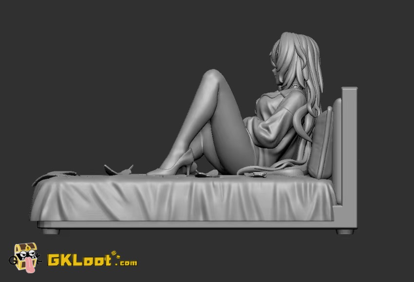 Ying Yue Studio 1/6 Honkai: Star Rail Black Swan Statue - View 8 Ying Yue Studio 1/6 Honkai: Star Rail Black Swan Statue - View 8