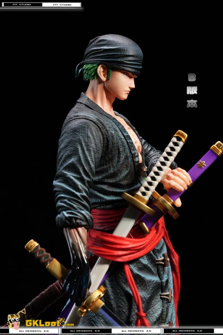 Fit Studio One Piece Roronoa Zoro Statue - View 16 Fit Studio One Piece Roronoa Zoro Statue - View 16