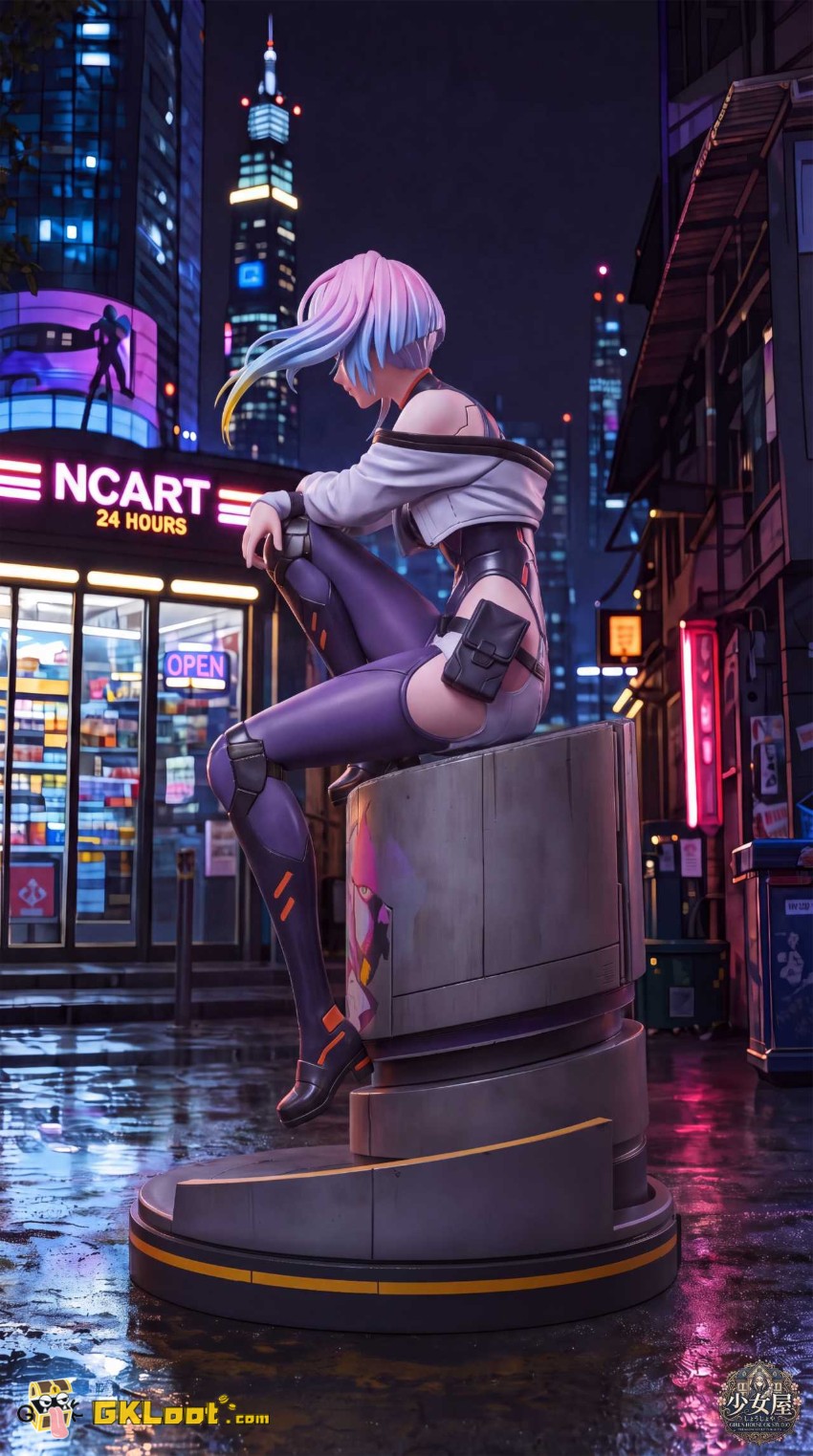 GIRL'S HOUSE GK Studio Cyberpunk: Edgerunners Lucyna Kushinada Statu - View 5 GIRL'S HOUSE GK Studio Cyberpunk: Edgerunners Lucyna Kushinada Statu - View 5