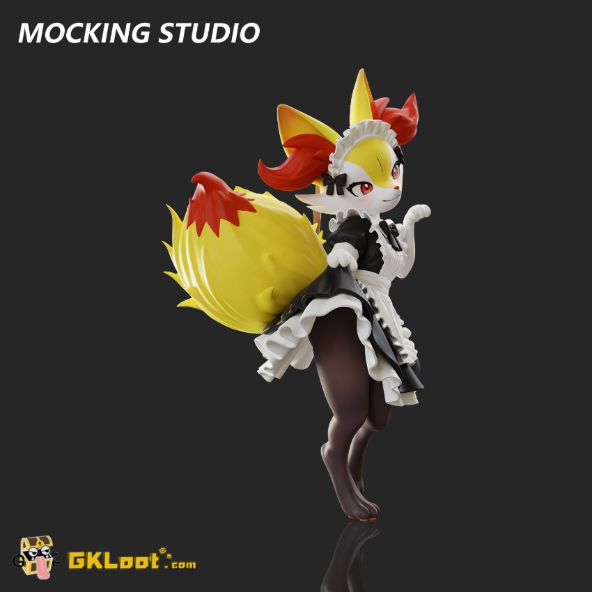 Mocking Studio 1/10 Pokémon Braixen Statue - View 14 Mocking Studio 1/10 Pokémon Braixen Statue - View 14