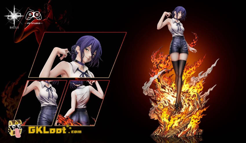 Dazzle & PG Studio 1/6 Chainsaw Man Reze Statue w/ LED - View 3 Dazzle & PG Studio 1/6 Chainsaw Man Reze Statue w/ LED - View 3