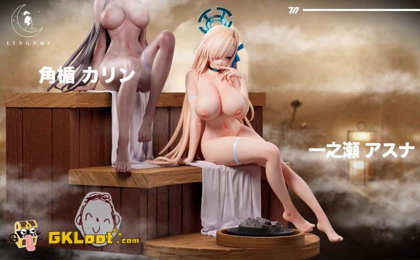 Ling Yue Studio 1/6 Blue Archive Kakudate Karin & Ichinose Asuna Statue - View 14 Ling Yue Studio 1/6 Blue Archive Kakudate Karin & Ichinose Asuna Statue - View 14