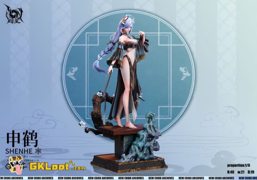 An Xing Studio 1/6 Genshin Impact Shen He & Ganyu Statue - View 10 An Xing Studio 1/6 Genshin Impact Shen He & Ganyu Statue - View 10