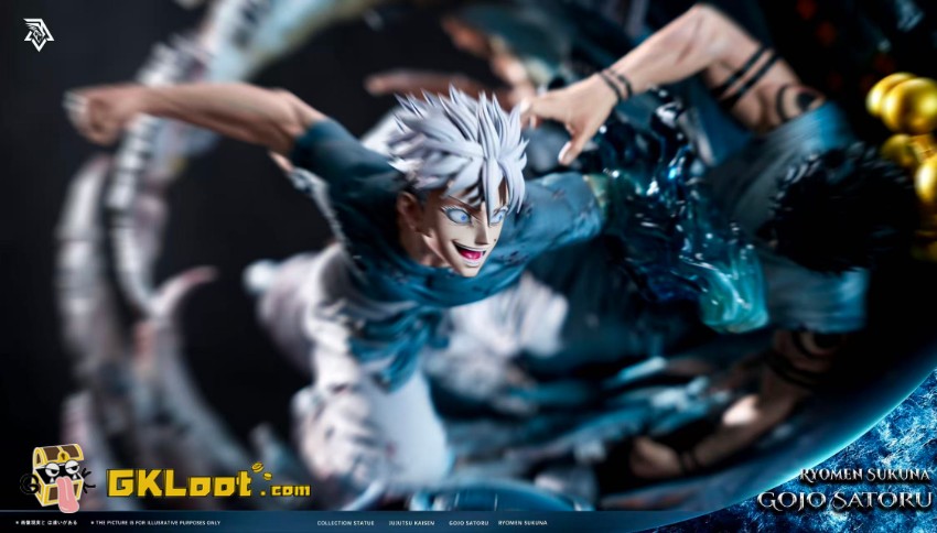 SSC Studio Jujutsu Kaisen Satoru Gojo & Ryomen Sukuna Statue - View 6 SSC Studio Jujutsu Kaisen Satoru Gojo & Ryomen Sukuna Statue - View 6