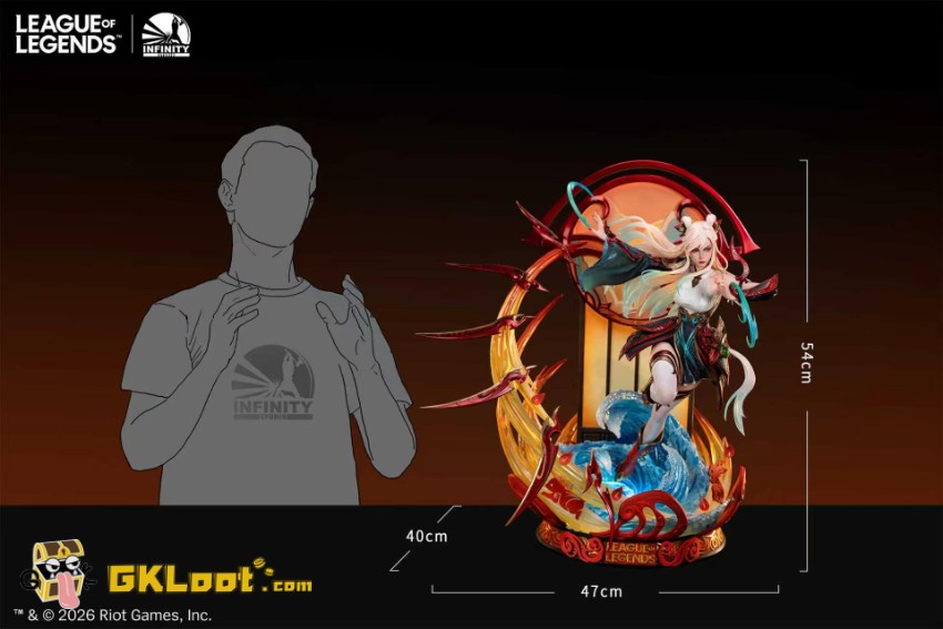 Infinity Studio 1/4 League of Legends Irelia Statue w/ LED - View 8 Infinity Studio 1/4 League of Legends Irelia Statue w/ LED - View 8