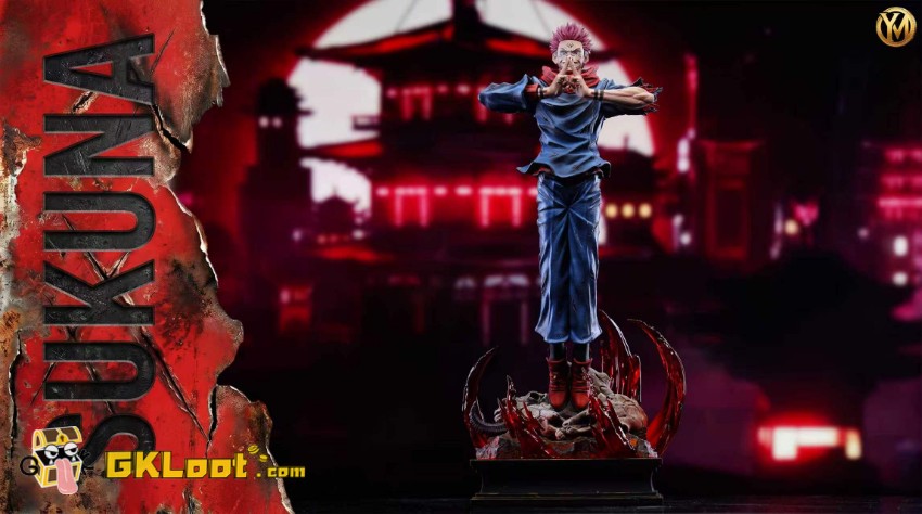 Young Money Studio 1/6 Jujutsu Kaisen Ryomen Sukuna Statue - View 6 Young Money Studio 1/6 Jujutsu Kaisen Ryomen Sukuna Statue - View 6
