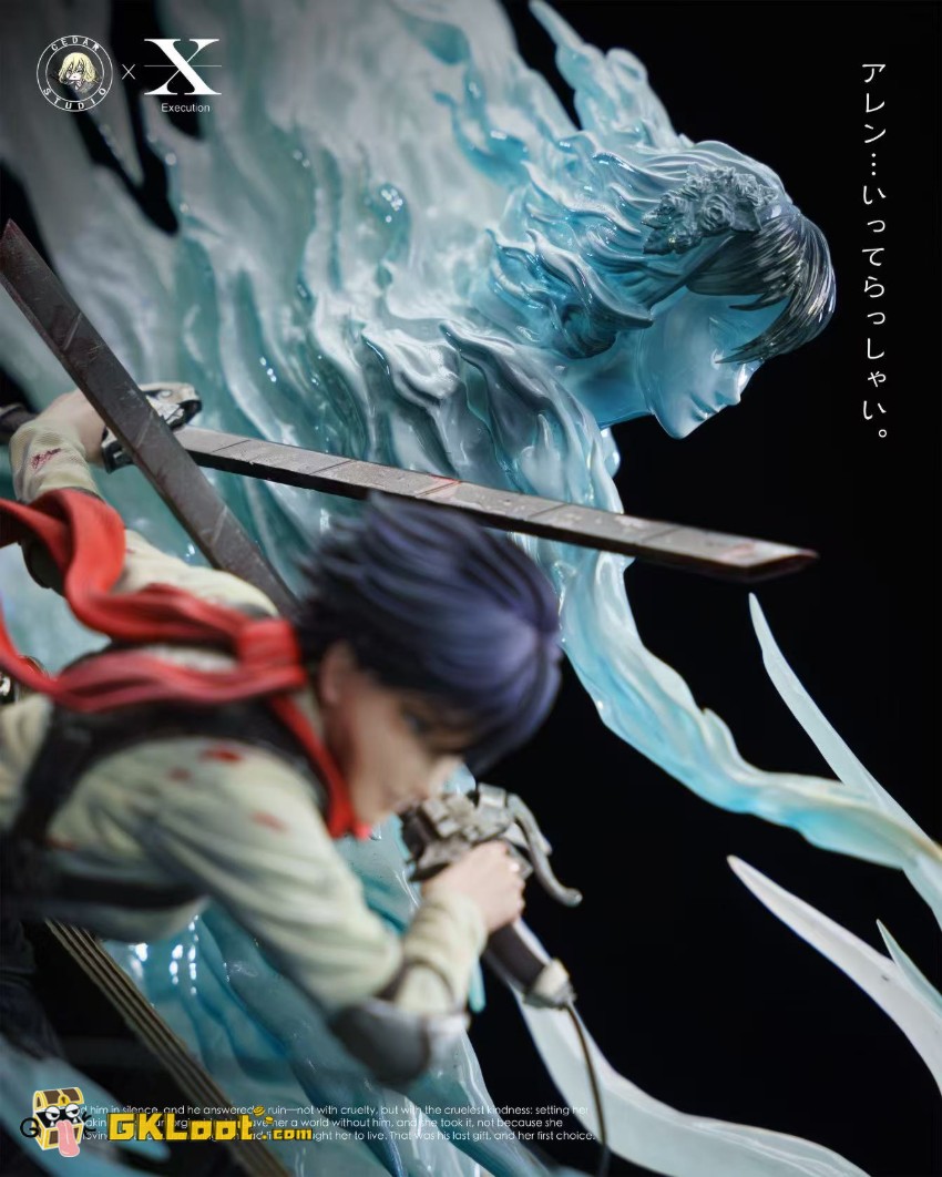 Execution & Cedar Studio Attack On Titan Mikasa Ackerman & Eren Jaeger Statue - View 6 Execution & Cedar Studio Attack On Titan Mikasa Ackerman & Eren Jaeger Statue - View 6