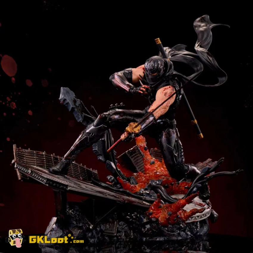 Sword & Wing Studio 1/4 Ninja Gaiden Ryu Hayabusa Statue - View 2 Sword & Wing Studio 1/4 Ninja Gaiden Ryu Hayabusa Statue - View 2