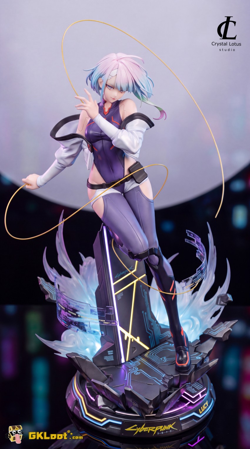 Crystal Lotus Studio 1/6 Cyberpunk: Edgerunners Lucyna Kushinada Statue w/ LED - View 2 Crystal Lotus Studio 1/6 Cyberpunk: Edgerunners Lucyna Kushinada Statue w/ LED - View 2