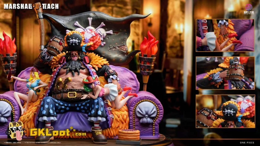 Dream Studio Pop One Piece Marshall D Teach Statue - View 7 Dream Studio Pop One Piece Marshall D Teach Statue - View 7