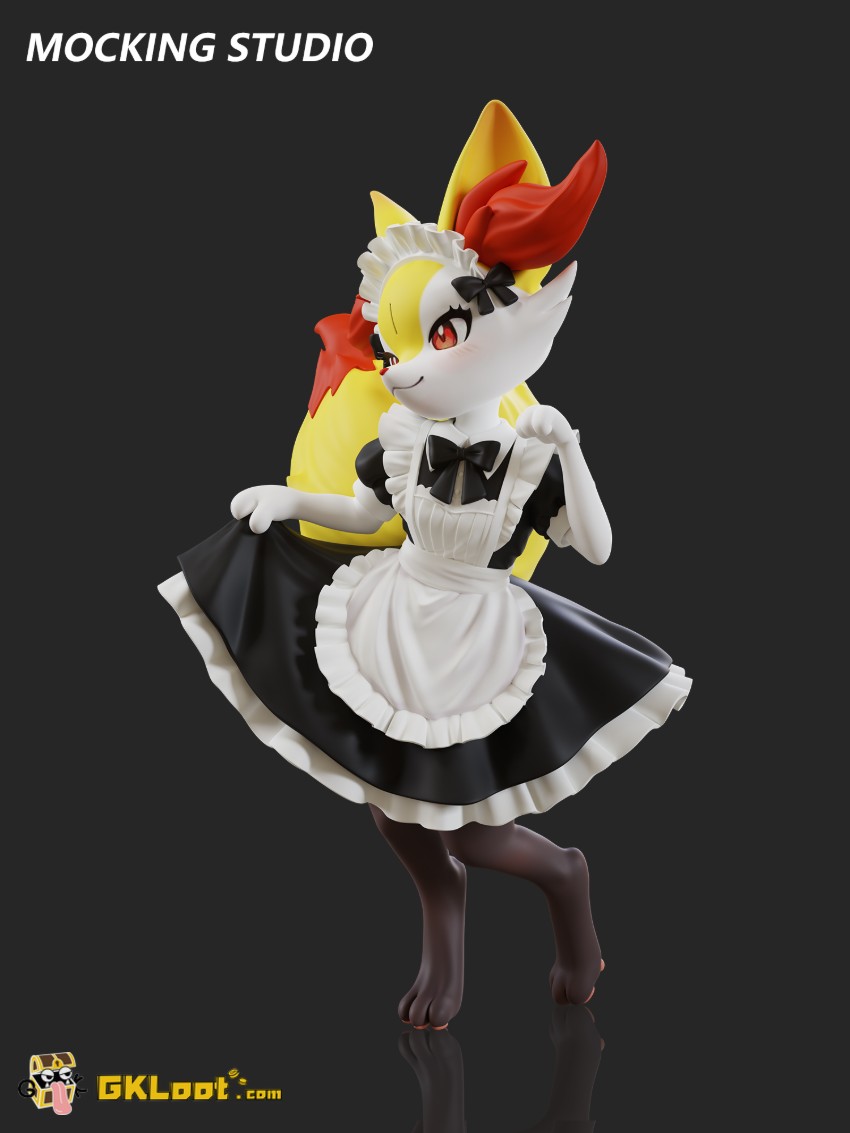 Mocking Studio 1/10 Pokémon Braixen Statue - View 23 Mocking Studio 1/10 Pokémon Braixen Statue - View 23