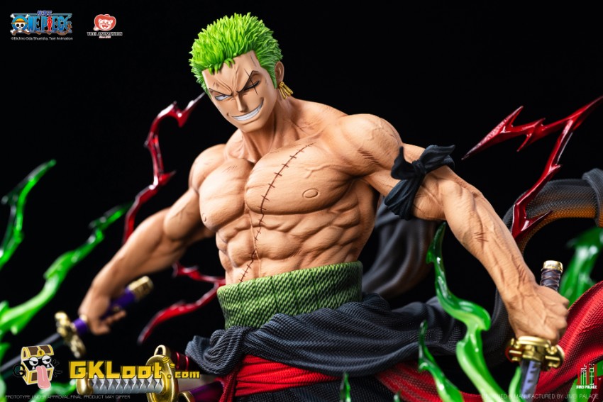 Toei Animation Studio 1/6 One Piece Licensed Roronoa Zoro Statue - View 8 Toei Animation Studio 1/6 One Piece Licensed Roronoa Zoro Statue - View 8