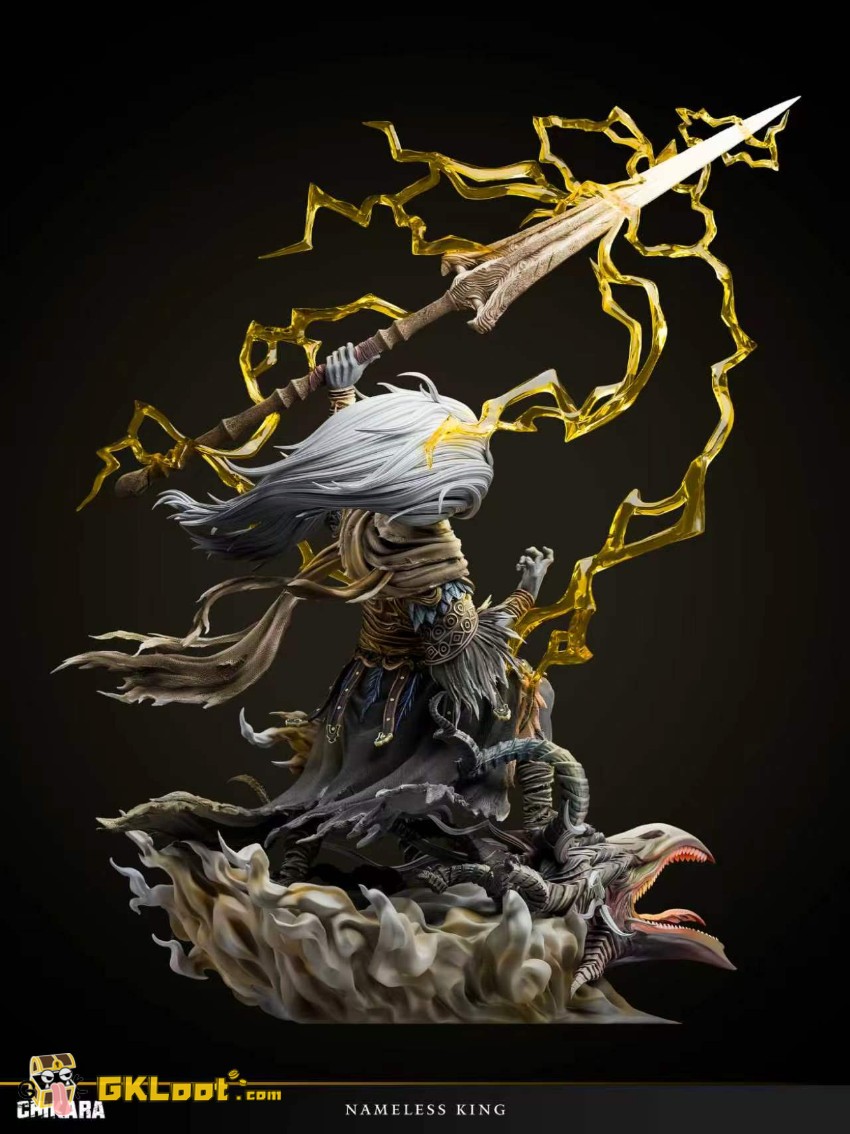 Chikara Studio 1/4 Dark Souls Nameless King Statue w/ LED - View 4 Chikara Studio 1/4 Dark Souls Nameless King Statue w/ LED - View 4