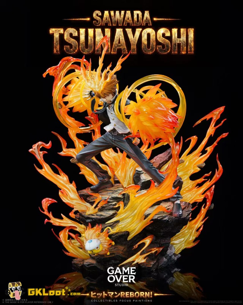 Game Over Studio 1/6 Katekyo Hitman Reborn Tsunayoshi Sawada Statue - View 2 Game Over Studio 1/6 Katekyo Hitman Reborn Tsunayoshi Sawada Statue - View 2