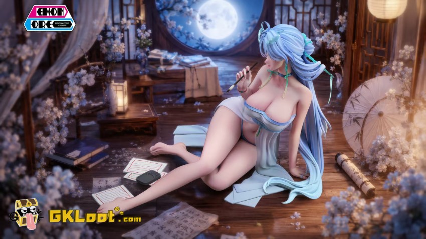 Demon Core Studio 1/6 Wuthering Waves Qingxiao Statue - View 4 Demon Core Studio 1/6 Wuthering Waves Qingxiao Statue - View 4