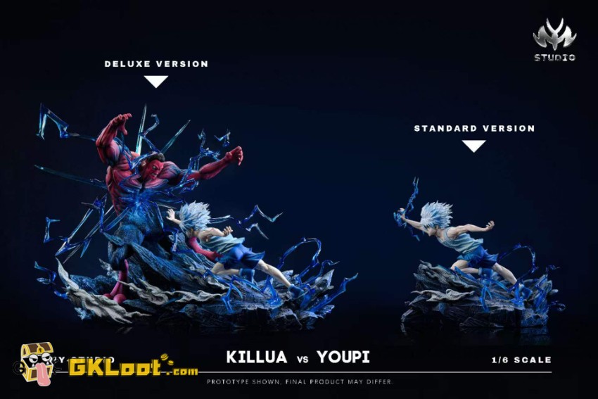 Mu Yao Studio 1/6 Hunter × Hunter Killua Zoldyck VS Menthuthuyoupi Statue - View 7 Mu Yao Studio 1/6 Hunter × Hunter Killua Zoldyck VS Menthuthuyoupi Statue - View 7