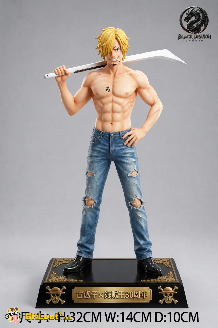 Black Dragon Studio 1/6 One Piece Gangster Pirates Statue - View 4 Black Dragon Studio 1/6 One Piece Gangster Pirates Statue - View 4