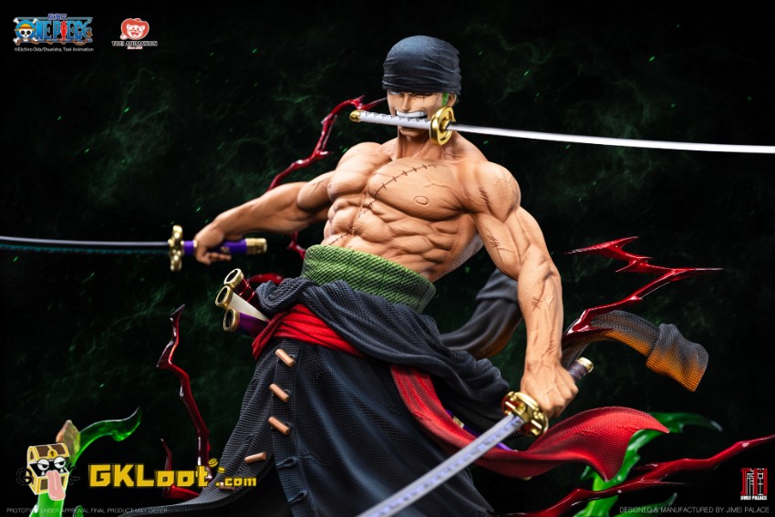 Toei Animation Studio 1/6 One Piece Licensed Roronoa Zoro Statue - View 9 Toei Animation Studio 1/6 One Piece Licensed Roronoa Zoro Statue - View 9