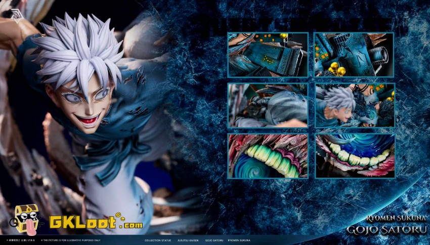 SSC Studio Jujutsu Kaisen Satoru Gojo & Ryomen Sukuna Statue - View 5 SSC Studio Jujutsu Kaisen Satoru Gojo & Ryomen Sukuna Statue - View 5