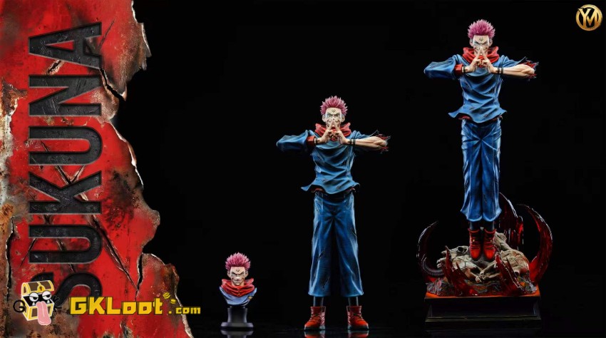 Young Money Studio 1/6 Jujutsu Kaisen Ryomen Sukuna Statue - View 2 Young Money Studio 1/6 Jujutsu Kaisen Ryomen Sukuna Statue - View 2