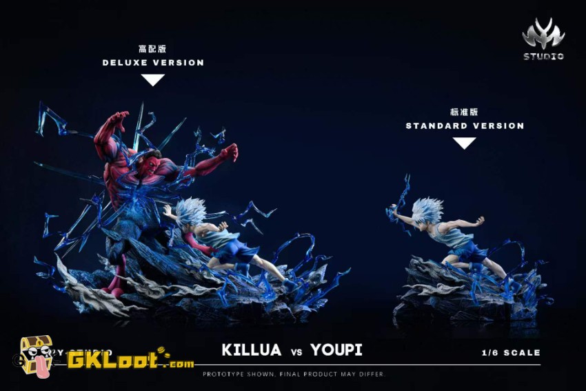Mu Yao Studio 1/6 Hunter × Hunter Killua Zoldyck VS Menthuthuyoupi Statue - View 8 Mu Yao Studio 1/6 Hunter × Hunter Killua Zoldyck VS Menthuthuyoupi Statue - View 8