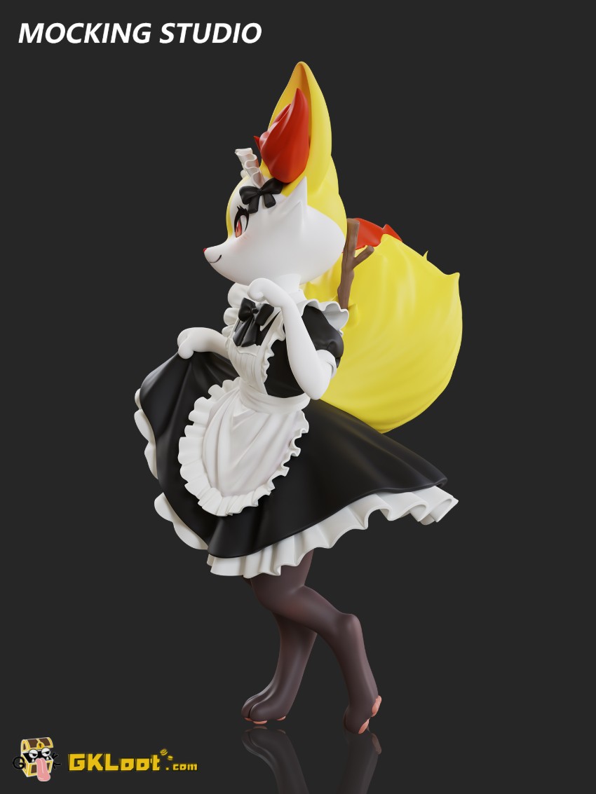 Mocking Studio 1/10 Pokémon Braixen Statue - View 21 Mocking Studio 1/10 Pokémon Braixen Statue - View 21