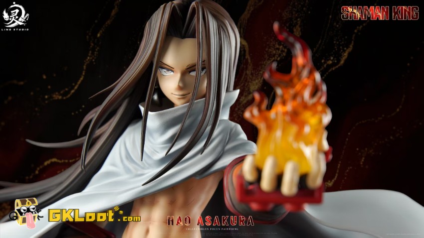 Ling Studio 1/6 Shaman King Hao Asakura Statue w/ LED - View 5 Ling Studio 1/6 Shaman King Hao Asakura Statue w/ LED - View 5