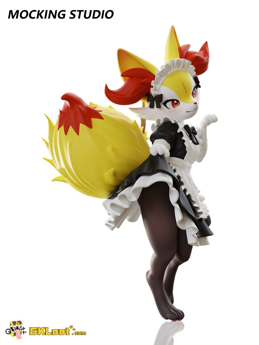 Mocking Studio 1/10 Pokémon Braixen Statue - View 6 Mocking Studio 1/10 Pokémon Braixen Statue - View 6