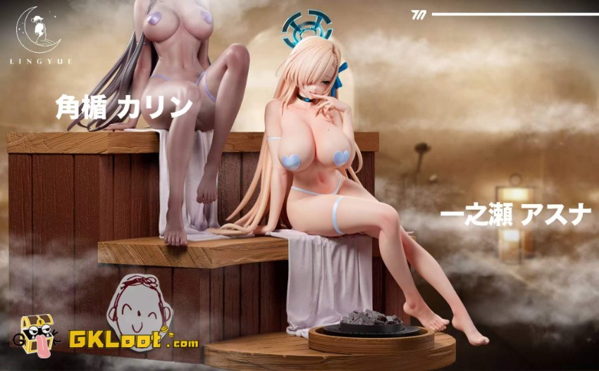 Ling Yue Studio 1/6 Blue Archive Kakudate Karin & Ichinose Asuna Statue - View 3 Ling Yue Studio 1/6 Blue Archive Kakudate Karin & Ichinose Asuna Statue - View 3