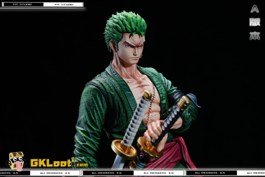 Fit Studio One Piece Roronoa Zoro Statue - View 5 Fit Studio One Piece Roronoa Zoro Statue - View 5